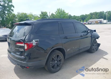 2021 Honda Pilot Awd Black Edition from USA, damaged, VIN 5FNYF6H74MB068508